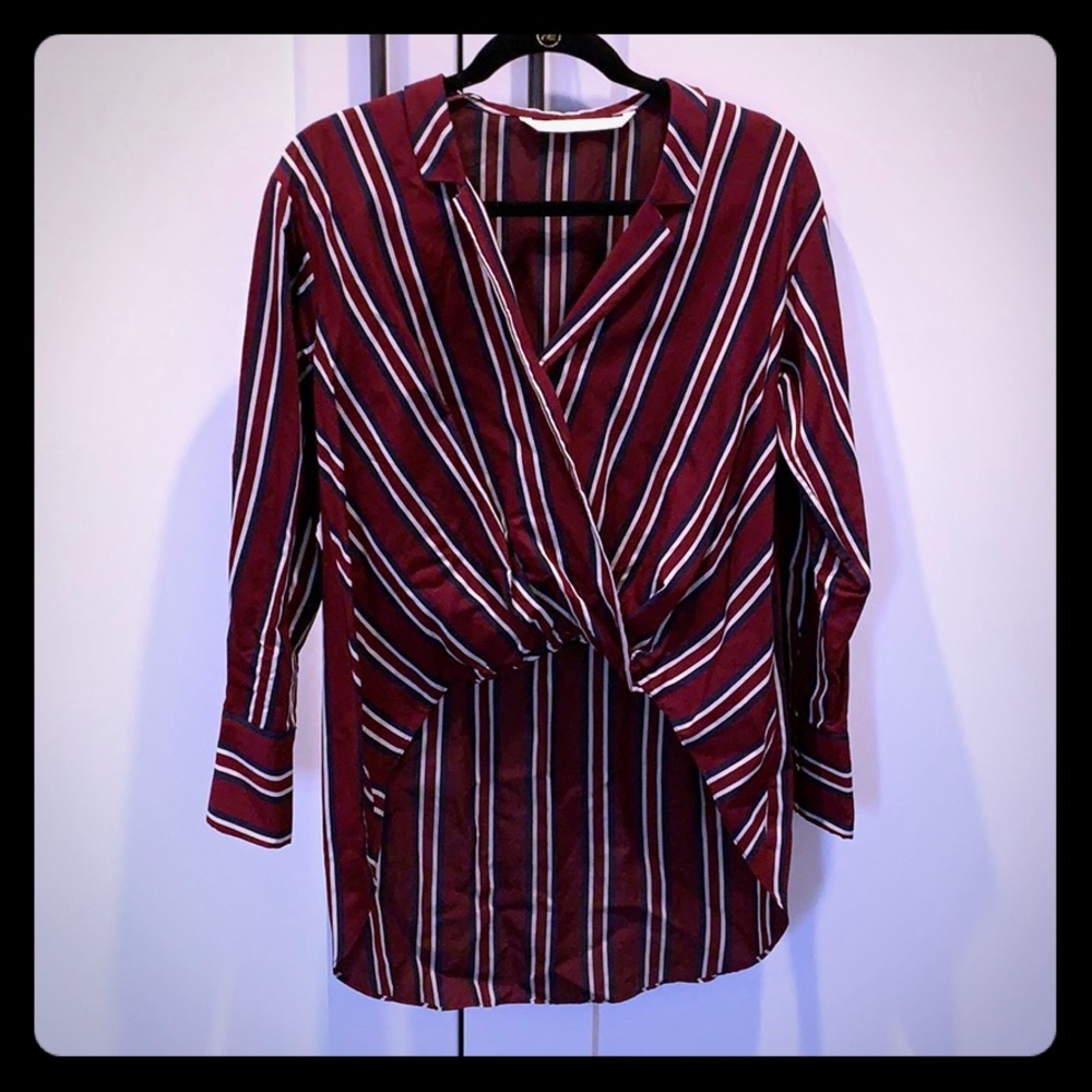 Only worn once! Zara striped blouse
